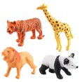 thumbnail image 2 of Juego de juguetes de figura realista de bosque de vida salvaje de 8 piezas, kit de modelo educativo de silicona, regalo de vacaciones para niños Inevent WJ3761-00, 2 of 7