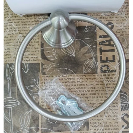 Bell Style Towel Ring Round Bath Accessories Bathroom Hardware Brushed Nickel
