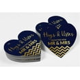 thumbnail image 4 of Inkdotpot Real Gold Foil Hugs & Kisses From The Wedding Tag Favor Hang Paper Tag 50 Pieces, 4 of 6