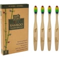 thumbnail image 1 of VERSAINSECT C Kids Biodegradable Eco-Friendly Natural Toothbrushes - Pack of 4 - Numbered, 1 of 6