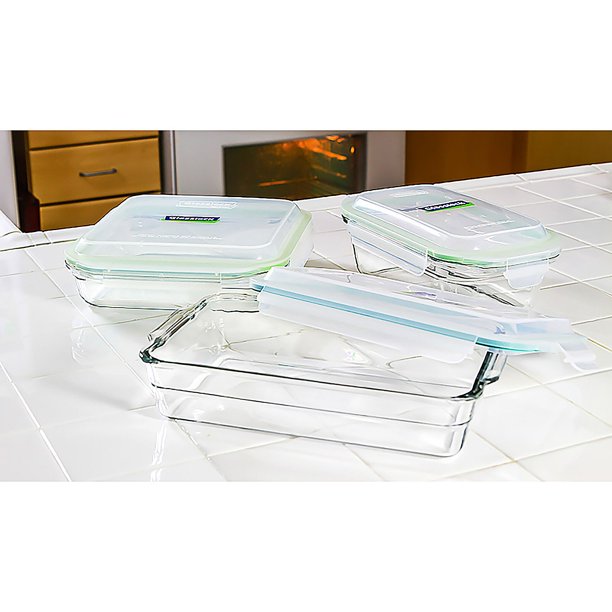 Glasslock 6Piece Bakeware Set