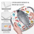 thumbnail image 3 of Gaeub Dinosaur Lunch Bag Water-Resistant, Leakproof, Durable, with Spacious Main Compartment and Front Pocket, for School, Work, Picnic, Outdoor Use-One Size, 3 of 6