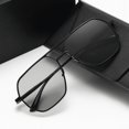 thumbnail image 3 of Gafas de sol de aluminio y magnesio, gafas de sol polarizadas para hombre, gafas de visión nocturna, gafas de conducción que cambian de color para pescar, 3 of 5