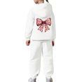 thumbnail image 5 of Tiweut Outfits for Girls 2 Piece Winter Lined Long Sleeve Hoodie and Joggers Comfy Clothes,10-11 Y, 5 of 7