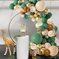 thumbnail image 2 of Ensemble d'Arche Guirlande de Ballons Cowboy Bleu 136 Pcs Réutilisable Ballons Imprimé Vache Bleu Clair Brun Ballon Rétro Sable Doré Blanc, 2 of 10