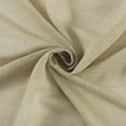 thumbnail image 6 of Archaeo Slub Textured Linen Blend Black Grommet Top Curtain, 52"x63", Sand, 6 of 7