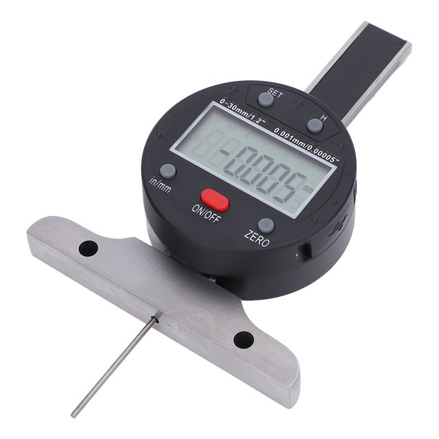 Indicateur de Profondeur Numérique, Jauge de Profondeur Numérique Base Plate pour Mesure