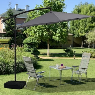 counterweight for offset patio umbrella Outsunny Freestanding Base: Heavy-Duty, Adjustable Water or Sand Filling, 132/176 lbs, Black patio-umbrella Tommy Bahama Beach Umbrella Color:Black-Blue Experience effortless shade control