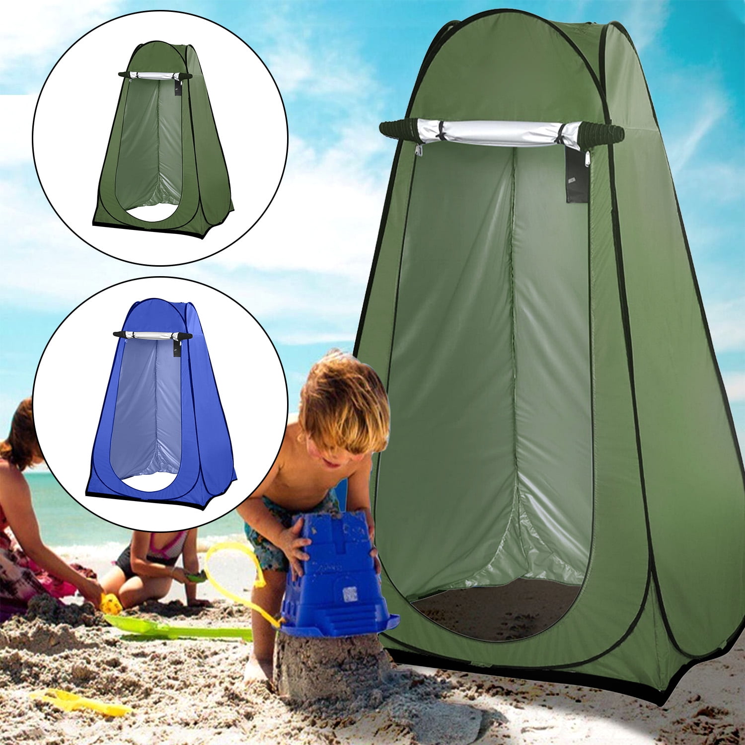 Pop Up Pod Changing Room Tent Instant Portable Outdoor Shower Tent