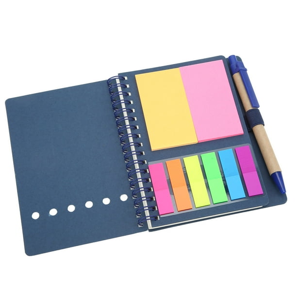 Cuaderno de diario portátil, sencillo, doble, reutilizable, cuaderno universitario, eficiencia maximizada Jadeshay A