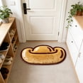 thumbnail image 4 of Fmbmuo Irregularly Shaped Door Mat Indoor Decor Non-Slip Backing, Soft Entryway Rugs Runner, Art Deco Multicolor Cartoon Entry Rug, 16"x24", 4 of 5