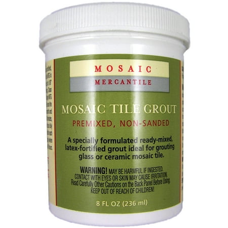 Glass Mosaic Grout - Mosaic Mercantile Grout, 8 oz