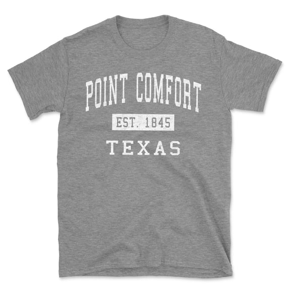 Point Comfort Texas Classic Established Men's Cotton T-Shirt