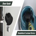 thumbnail image 6 of TIERPOP Childproof Door Knob Lock Faucet Valves Lockout Stainless Steel Door Knob Lock Keep Kids Safes & Secure, 6 of 8