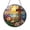 Acrylic 3.5 Inch, variant on Cross Wildflower Window Suncatcher with Stained Glass Effect, Decorative Religious Window Art with Floral Pattern and Nature Elements