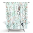 thumbnail image 5 of Floral Design Large Shower Curtain Bathroom Showers Curtain Set Set for Bathroom, 5 of 9
