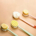 thumbnail image 3 of Long Handle Bath Brush And Back Scrubber 2 In 1 Exfoliating Shower Brush For Deep Cleansing And Smooth Skin With Ergonomic Design, 3 of 7