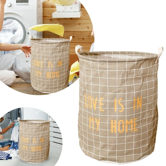 Cesto para la ropa sucia con diseño estampado, sin tapa, grande, con parte superior abierta, elegante y transpirable, para el dormitorio o el cuarto de baño, diseño sencillo y duradero.