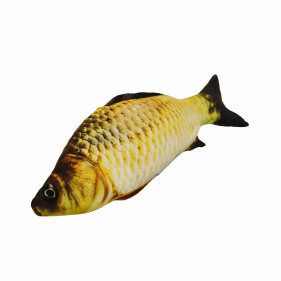 Realistic Fish Plush Pillow Toy, Creative Simulation Stuffed Cushion, Soft Lifelike Plush Décor Pillow, Funny 3D Fish Shaped Throw Pillow for Home Sofa Bedroom Gift