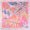Pink, variant on Watercolor Tropical Leaf Pattern Square Bandana Scarf