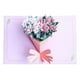 thumbnail image 1 of Tarjeta de flores plegable, exquisito, atractivo ramo, artesanía decorativa, clavel, tarjeta de felicitación 3d para festival, 1 of 5