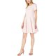 thumbnail image 1 of maison Jules Vestido ajustado y acampanado con corte de corazón para mujer, rosa, 4, 1 of 1