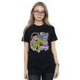 thumbnail image 2 of DC Comics T-Shirt Boyfriend en Coton pour Femmes Teen Titans Go Knock Knock, 2 of 3