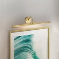 thumbnail image 2 of Lucas McKearn Alton Large LED Picture Light Brushed Brass, 2 of 5