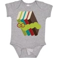 thumbnail image 3 of Inktastic Bookworm Books Reading Boys or Girls Baby Bodysuit, 3 of 5