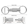 thumbnail image 5 of lanema Detachable Pull Apart Quick Release Keychains Key Rings Color Random Car Keychains, 5 of 7