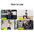 thumbnail image 5 of Ficarrico Cinturón de ejercicio de oclusión que restringe el flujo sanguíneo para levantamiento de cadera, sentadillas, muslos, fitness, 5 of 5