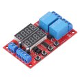 thumbnail image 1 of Módulo de ciclo de tiempo, módulo de retransmisión de 2 canales 24v Conexión de Conexión Inversa Configuración Automática de Protección, 1 of 7