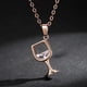 thumbnail image 1 of Collar para mujer, joyería para mujer, joyería para mujer, colgante de copa de vino para mujer, collar de cadena larga con circonitas, regalo de joyería, el collar, 1 of 3