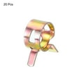 thumbnail image 3 of Uxcell ID 12mm 1/2inch Fuel Line Hose Clips, Pipe Clamps,Spring Hose Clamp,Low Pressure Air Clamp,Pack of 20(Rose Gold), 3 of 6