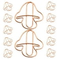thumbnail image 3 of KAKOWELY 20pcs Cute Mushroom Paper Clips Multi-use Paper Clips File Clips Office Document Paper Clips,1.18X"X1.18"X0.08", 3 of 5