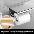 thumbnail image 3 of BSTHP Lot de 2 Porte-Papier Hygiénique, Insert de Porte-Rouleau de Papier de Toilette en Plastique pour Remplacement de Rouleau de Toilette de Restaurant Domestique à Ressort, 3 of 6