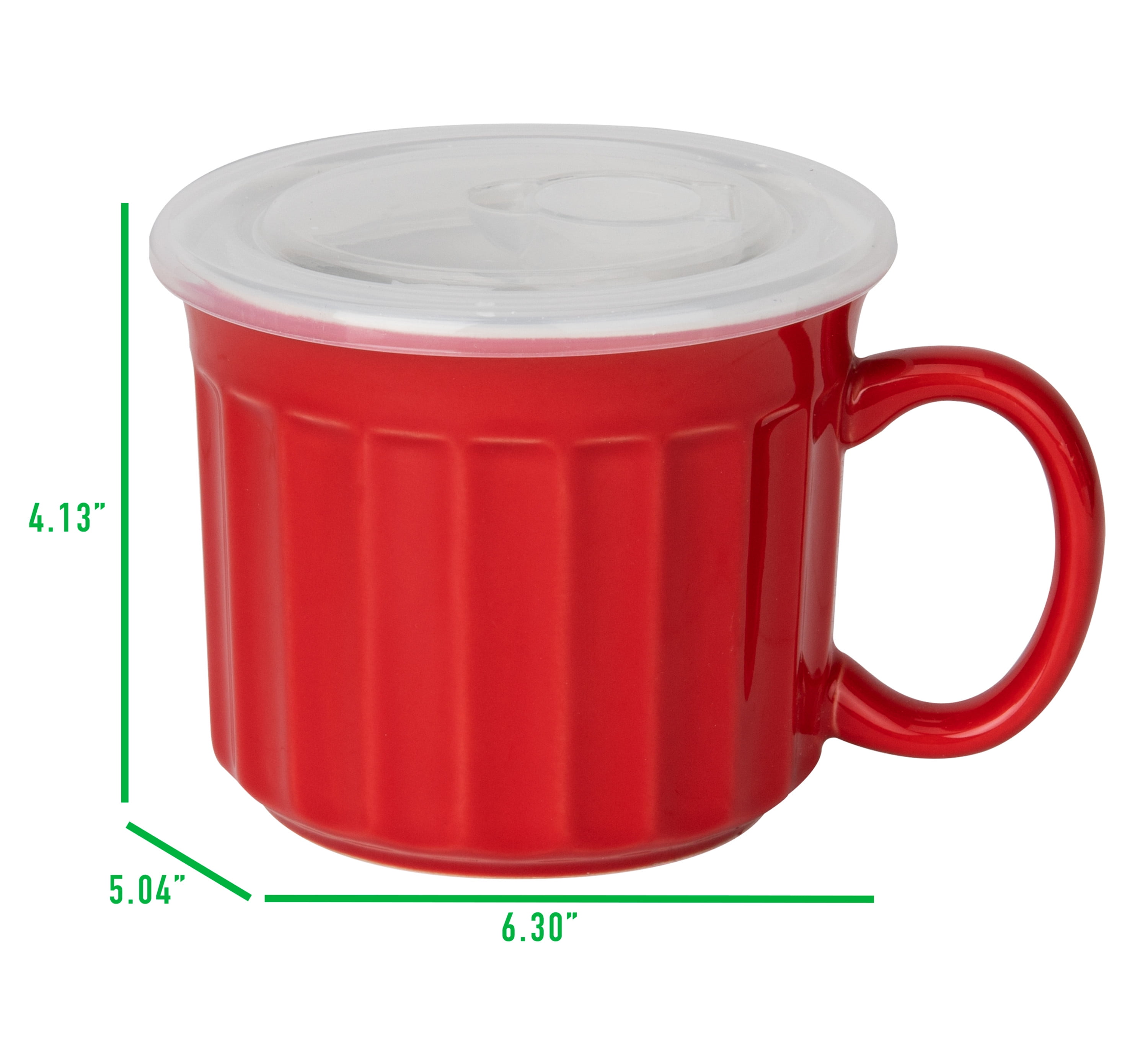 Microwave Soup Mug with Vented Lid by Chef's Pride - Miles Kimball