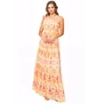 thumbnail image 4 of Flying Tomato Women's Summer Formal One Shoulder Maxi Dress (M, Yellow), 4 of 4