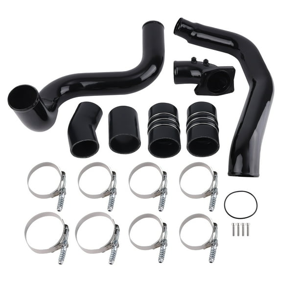 maXpeedingrods Intercooler Pipe Boot Kit with Intake Elbow for Ford F-250 F-350 F-550 Super Duty 2003-2007 F-450 Super Duty 2004-2007, Excursion 2003-2005, 6.0L Powerstroke Diesel