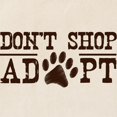 thumbnail image 4 of CafePress - Don't Shop Adopt Tote Bag - Unisex Canvas Tote Bag, Beige, 1-Piece, 4 of 8