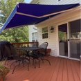 thumbnail image 2 of ALEKO Retractable Motorized Patio Awning 10x8 ft, Blue Color, 2 of 12