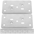 thumbnail image 1 of 8pcs Door Reinforcement Plate Back Deadbolt Cover Door Strike Plate Filler, 1 of 8