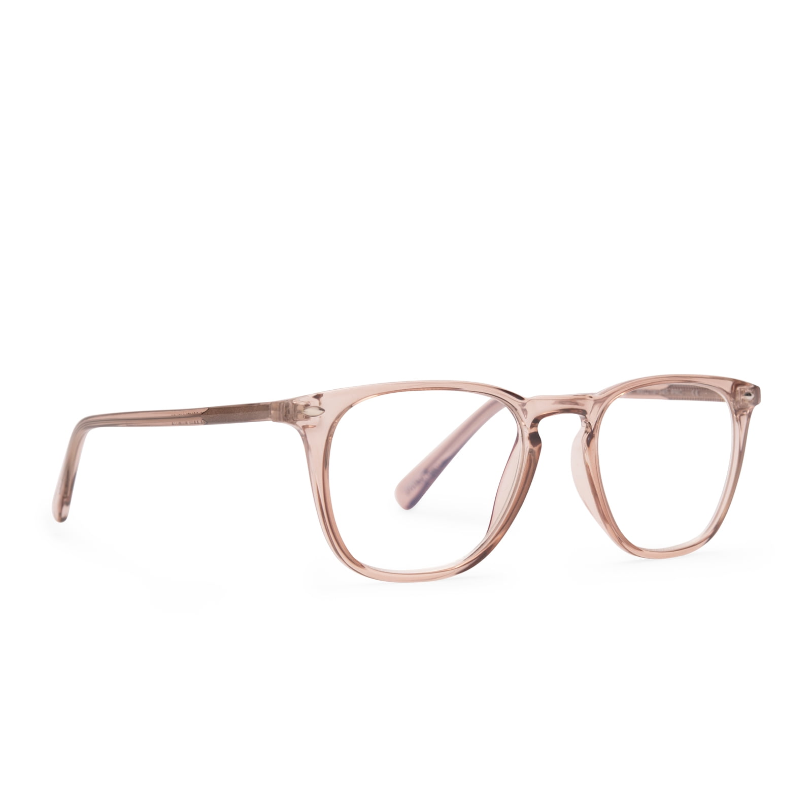 Compliments by DIFF Eyewear Griffin Blue Light Reading Glasses Vintage Crystal +1.5