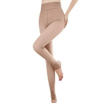GigrtiJin Women's Tights Fleece Lined Leggings High Waisted Winter Thick Warm Thermal Sheer Opaque Pantyhose Legging