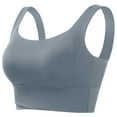 thumbnail image 4 of Mingw Sports Bras for Women Women's Non Steel Ring Sexy Gathering Yoga Beauty Integrated Fixed Chest Pad Fitness Sports Bra, 4 of 4