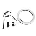 thumbnail image 1 of LED Circle Light 1/4 inch Threaded 162 LED Energy Saving Light Beads Circle Light with Stand for Live Streaming, 1 of 5