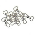 thumbnail image 1 of 2x10 Piezas Cierres Giratorios de Metal Gancho a Presión para Cordón Cierre de Garra de Langosta Accesorios de Joyería DIY de Plata 39x18mm 2 piezas, 1 of 9