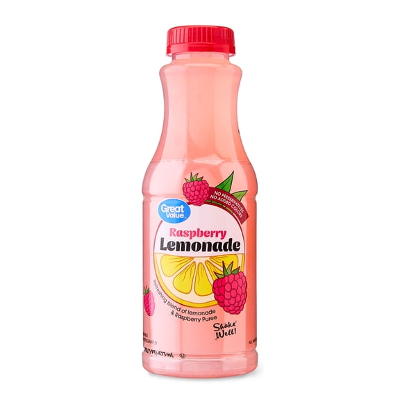 Great Value Raspberry Lemonade, 16 fl oz