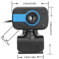 thumbnail image 2 of Cámara web USB con clip con micrófono Cámara web con vista nocturna HD giratoria de 360 ​​grados para computadora portátil Methold EL4454-01B, 2 of 2