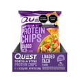 thumbnail image 1 of Chips Hojuela horneada de proteína Quest Nutrition Sabor Taco Caja con 8pza, 1 of 7